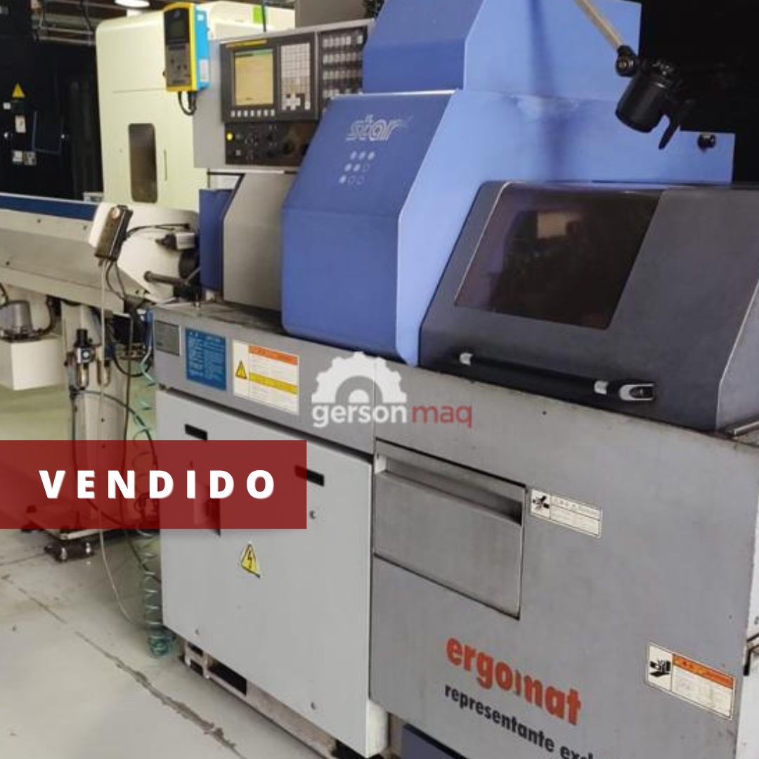 TORNO CNC CABECOTE MOVEL TIPO SUICO MARCA STAR SB20 Type